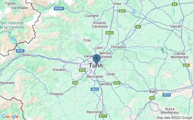 Kaart met locatie Museo Nazionale del Cinema